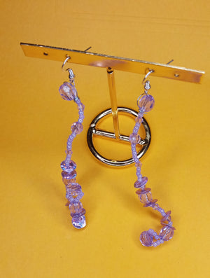 Purple earrings ( Prices are in USD)